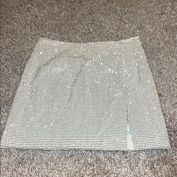 Skirts Elegant White Sequin Skirt Poshmark — free download